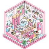 Life Series DIY 3D Sticker Collection — 4 Cute Miniature Scenes